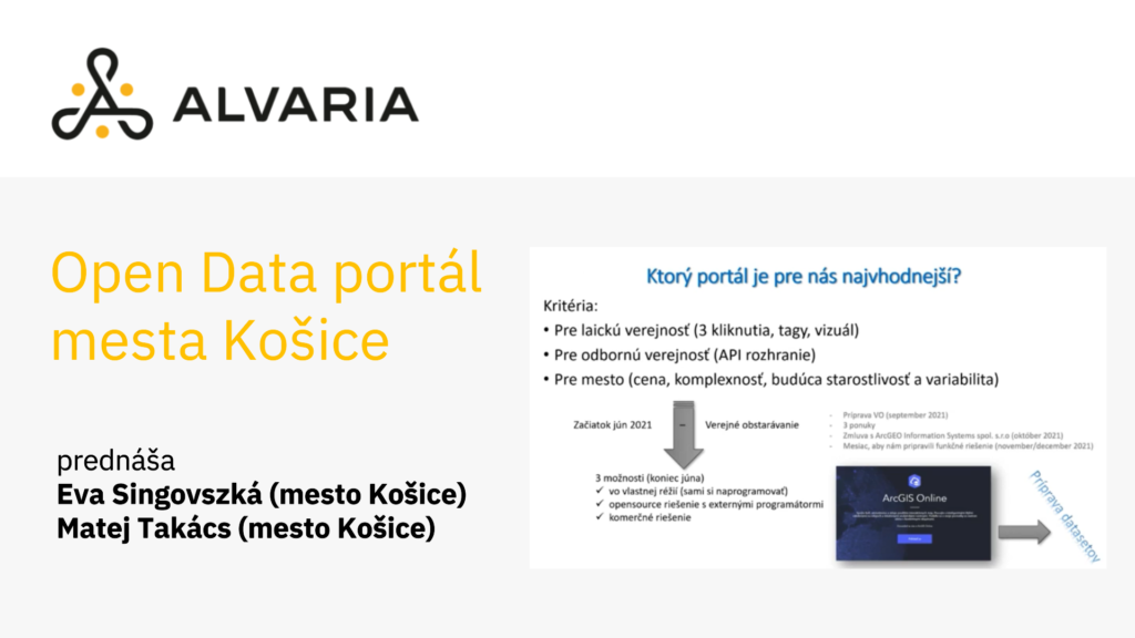 Open Data portál mesta Košice – Eva Singovszká a Matej Takács